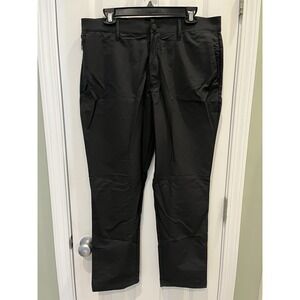 NWT Banana Republic Mens Slim Fit Tech Stretch Golf Dress Pants 34x30 Black